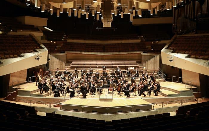 The Berliner Symphoniker in the Berlin Philharmonie